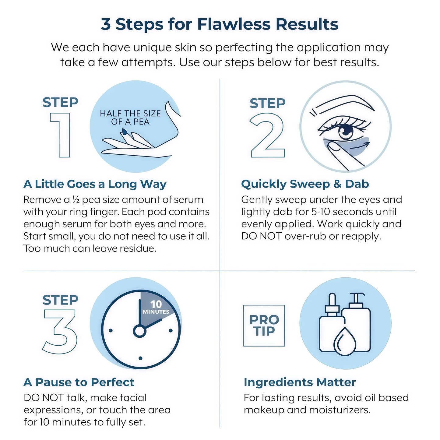 Plexaderm Rapid Reduction Eye Serum - Visibly Reduces Under-Eye Bags, Wrinkles, Dark Circles, Fine Lines & Crow's Feet Instantly, Anti Aging Wrinkle Remover for Face, Full Size Tube